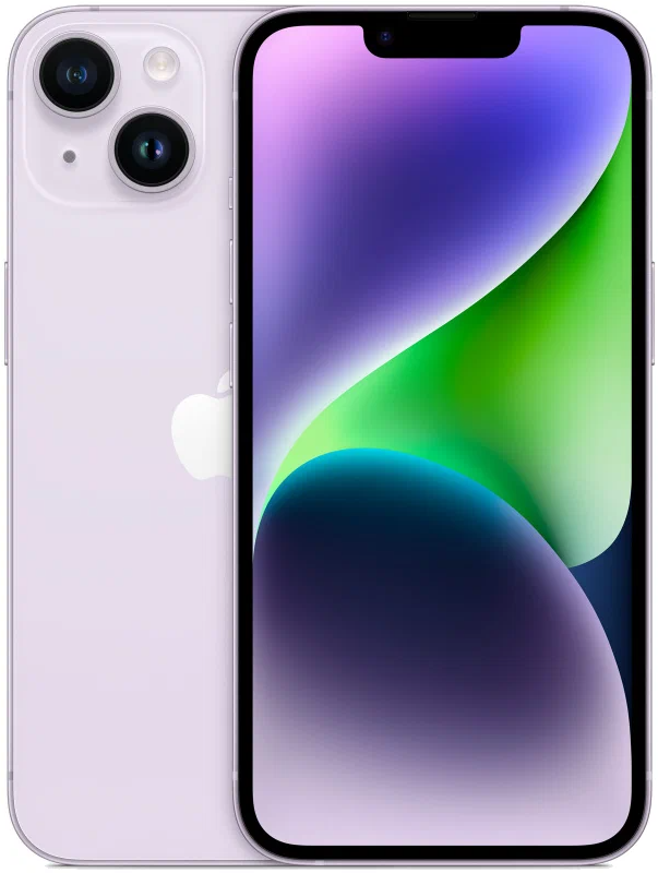 Смартфон Apple iPhone 14 Plus 256 ГБ, фиолетовый, Dual SIM (nano SIM+eSIM)